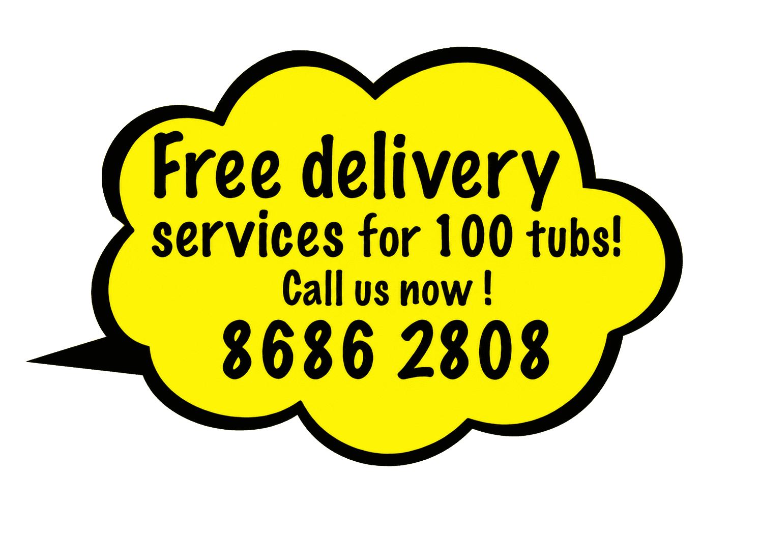100 tubs
